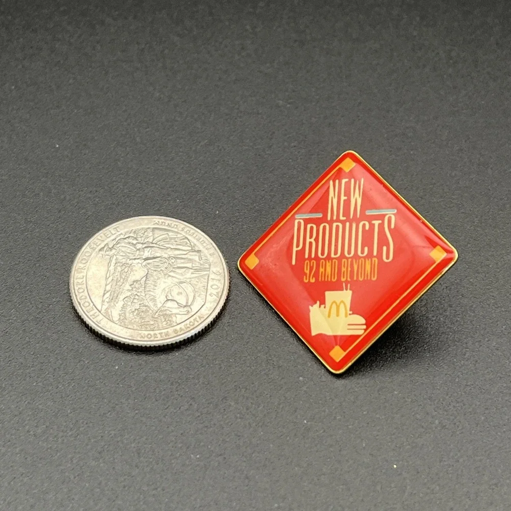 McDonald's New Products 1992 And Beyond‎ Employee Lapel Hat Pin